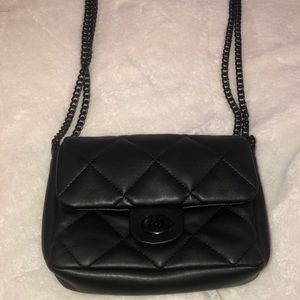 MNG black crossbody bag